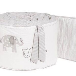 Pottery Barn Elephant Animal Room Decor Baby Kids White & Gray Grey
